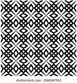 Flower geometric pattern. Seamless vector background. White and black ornament. Ornament for fabric, wallpaper, packaging. 

Decorative print.