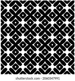 Flower geometric pattern. Seamless vector background. White and black ornament. Ornament for fabric, wallpaper, packaging. 

Decorative print.