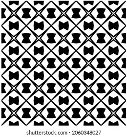 Flower geometric pattern. Seamless vector background. White and black ornament. Ornament for fabric, wallpaper, packaging. 

Decorative print.
