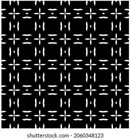 Flower geometric pattern. Seamless vector background. White and black ornament. Ornament for fabric, wallpaper, packaging. 

Decorative print.