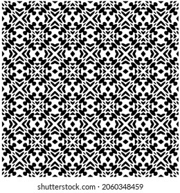 Flower geometric pattern. Seamless vector background. White and black ornament. Ornament for fabric, wallpaper, packaging. 

Decorative print.