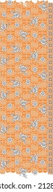 Flor y patrón geométrico. Patrón floral vectorial sin fisuras de moda. Impresión sin fin. fondo, textura, azulejos, tela, papel, huella de pared.