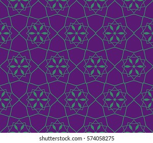 flower, GEOMETRIC seamless pattern. Arabesque. vector illustration. for design, invitation wedding, valentine's, background, wallpaper, interior