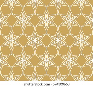 flower, GEOMETRIC seamless pattern. Arabesque. vector illustration. for design, invitation wedding, valentine's, background, wallpaper, interior