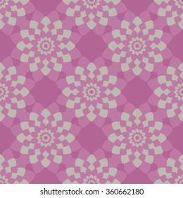 Flower. The geometric shape. Seamless. Pink. The background texture. Abstraction.