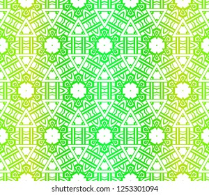 Flower Geometric Vector Paper For Scrapbook. Stylish Fashion Design Background. Seamless.