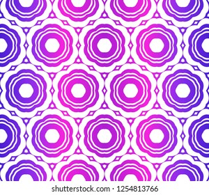 Flower Geometric Vector Paper For Scrapbook. Stylish Fashion Design Background. Seamless.