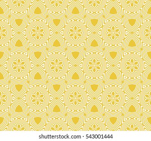 flower geometry pattern. vector illustration.