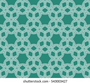 flower geometry pattern. vector illustration.
