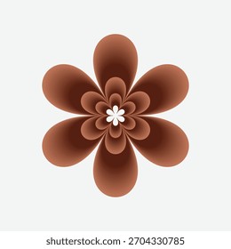 Plantilla de Diseño gráfico de flores en el ilustrador