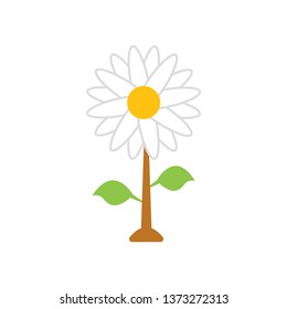 Flower graphic design template vector isolated illustration