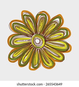 flower graphic design vector art