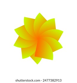 flower graphic gradient vector eps