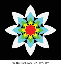 flower Green leaf template graphic design