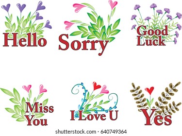 flower greeting card