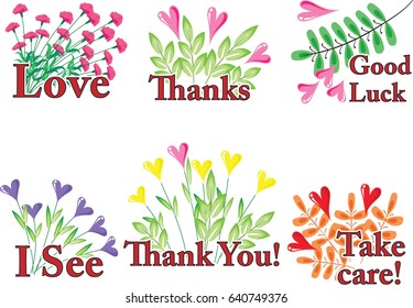 flower greeting card