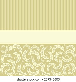 Flower greeting card. Wedding invitation. Holiday card.