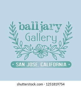 Flower Hand Drawn Frame Template