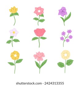 Flower hand drawn vector illustration