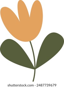 Flower Hand Drawn Vector Illustration