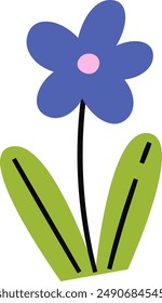 Flower Hand Drawn Vector Illustration