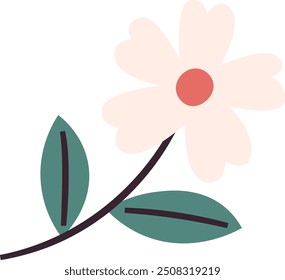 Flor Dibujado a mano Ilustración vectorial