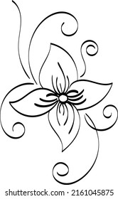 Diseño de patrones florales de bordado de mano de flores. Página de coloreado de flores fácil de imprimir. 