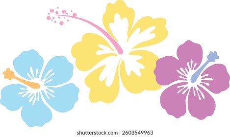 Flower Hawaiian hibiscus surf floral ocean beach girly tropical beach beachwear Tee t-shirt logo artwork typography tote badge emblem crest Fashion