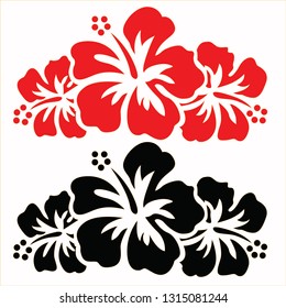 flower hawaiian vector