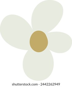 Flower Head Abstract Vector Illustration