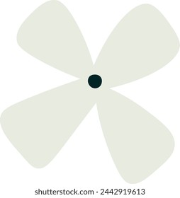 Flower Head Abstract Vector Illustration
