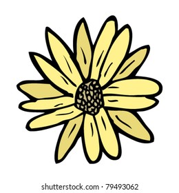 flower head cartoon
