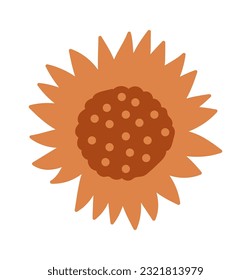 Flower Head Icon Vector Illustration
