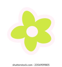 Flower Head Icon Vector Illustration