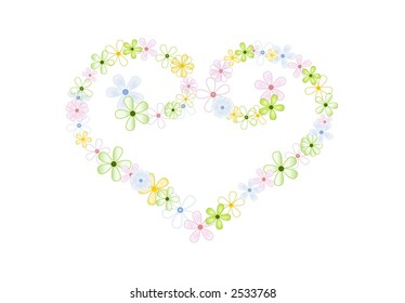 Flower heart