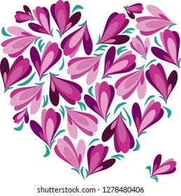 Flower Heart print.