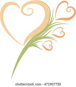Flower with Hearts