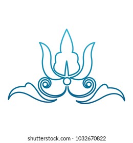 Flower heraldic symbol