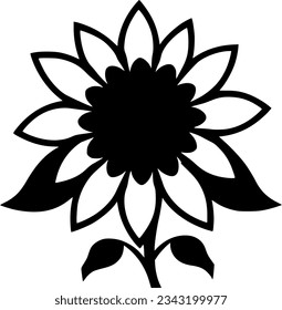 Flower - High Quality Vector Logo - Vector illustration ideal for T-shirt graphic