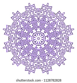 Flower historical mandala. Very printable decorative elements. Vector illustration for design