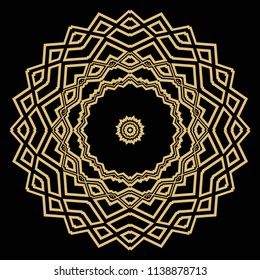 Flower historical mandala. Very printable decorative elements. Vector illustration for design