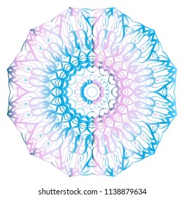 Flower historical mandala. Very printable decorative elements. Vector illustration for design