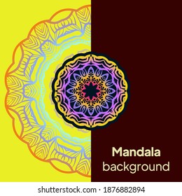 Flower historical mandala. Very printable decorative elements. Vector illustration for design