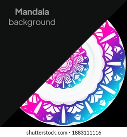 Flower historical mandala. Very printable decorative elements. Vector illustration for design