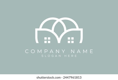 Flower Home Logo Vektorgrafik Design Vorlage. Vektorgrafik Blumensymbol Design