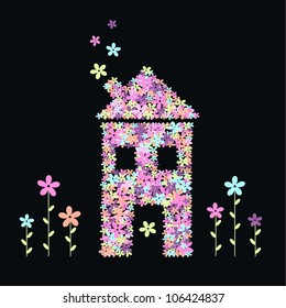 flower house garden