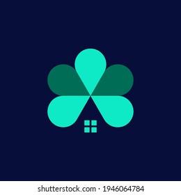 logo de la flor. editable y fácil de personalizar
