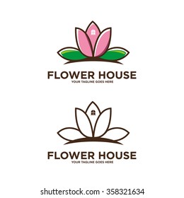 Flower House Logo Icon