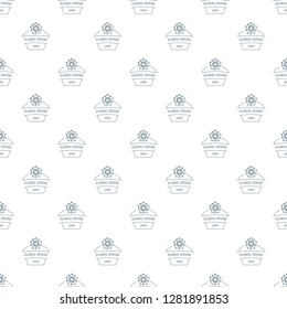 Flower house pattern vector seamless repeat for any web design