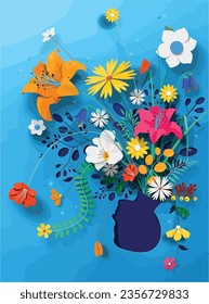 "Flower Human Spiritual Healing" is a mesmerizing 3D animated vector file that embodies the essence of spiritual growth and rejuvenation. This artwork combines the beauty of flowers with the power of 